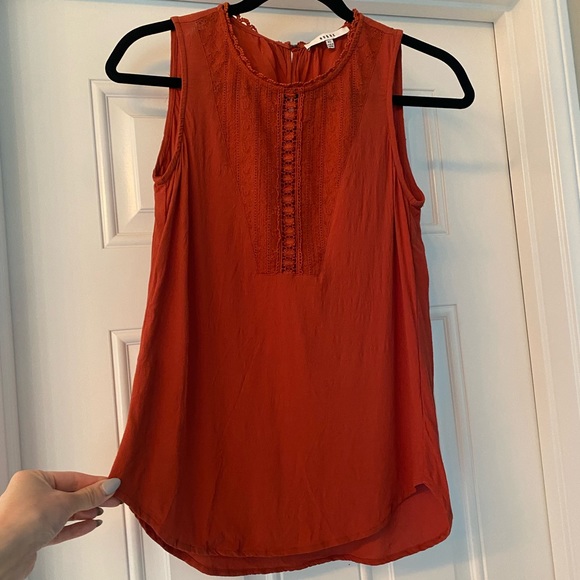 Women’s Nordstrom Ro & De Sleeveless Lace Blouse size XS - Picture 10 of 13